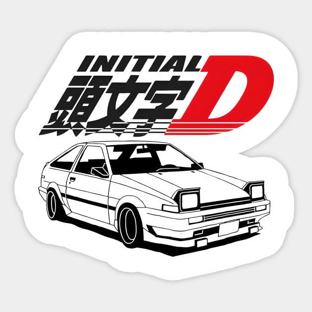 Initial D Sticker by ANDXS